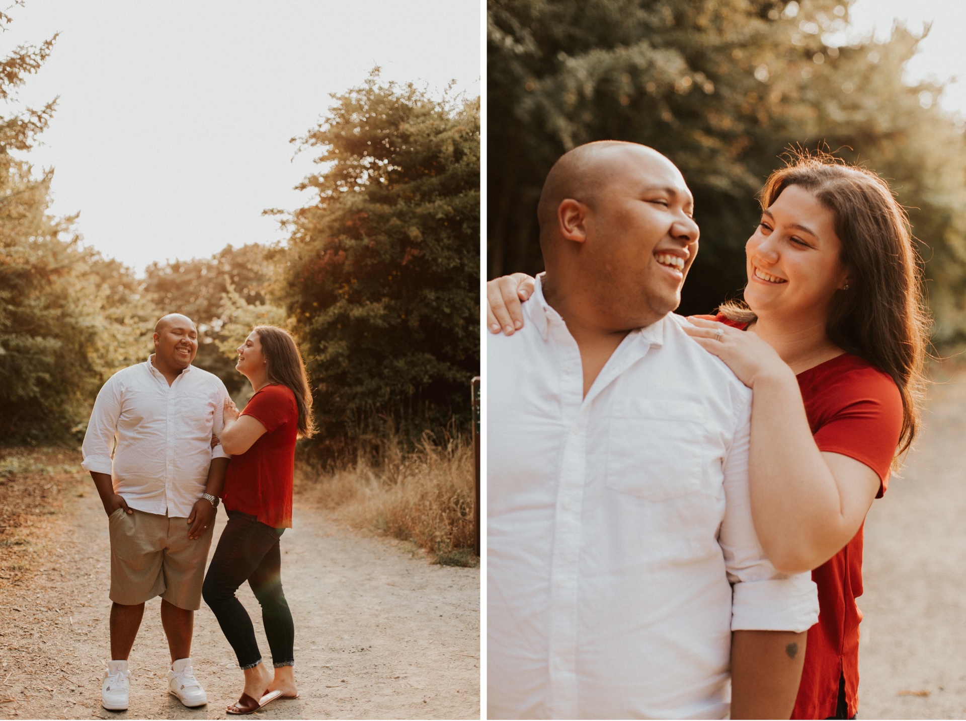 Engagement Session at Discovery park by Sarah Anne Photography