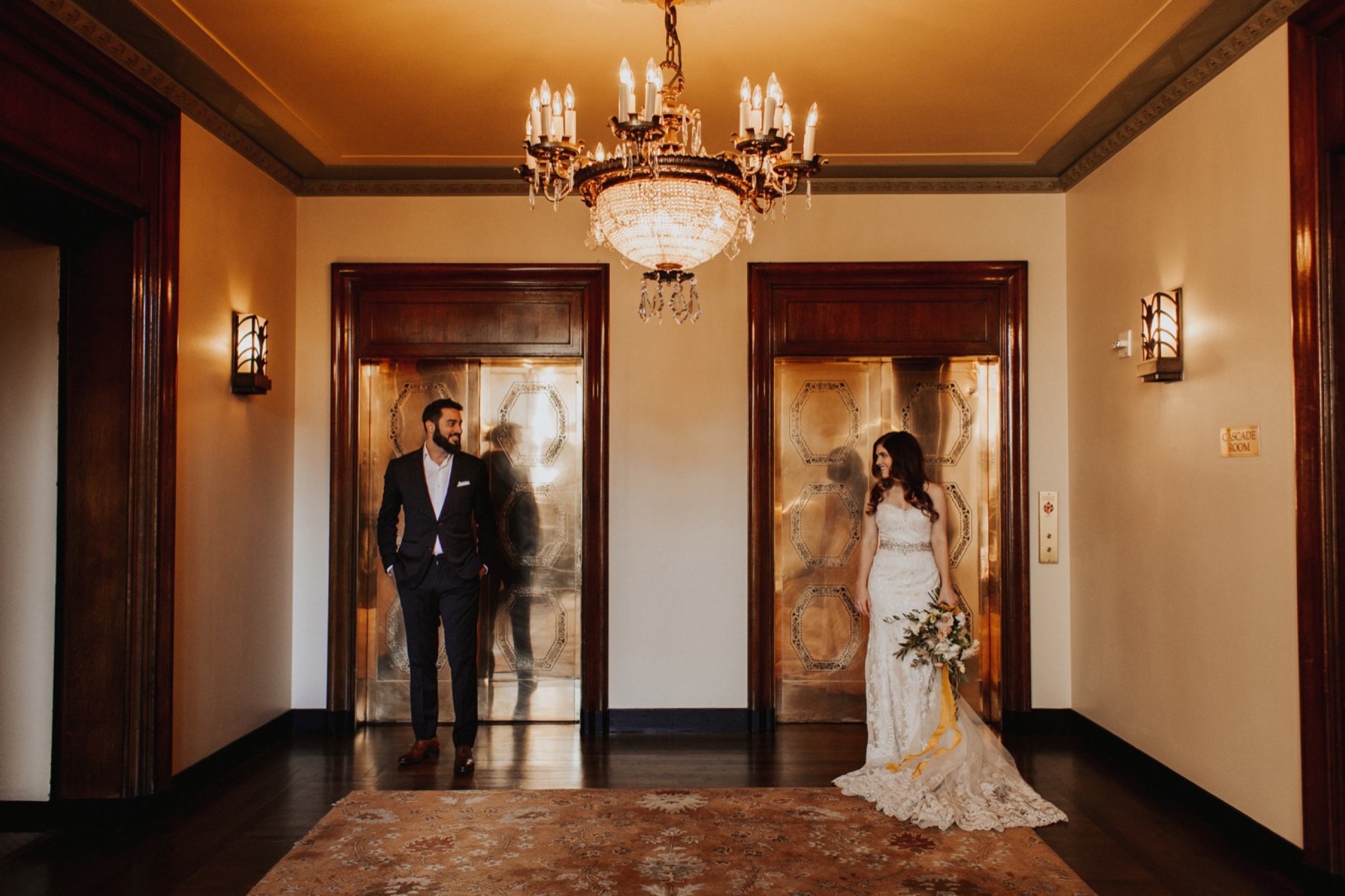 Wedding photos at the Rainier Club in Seattle by Sarah Anne Photography