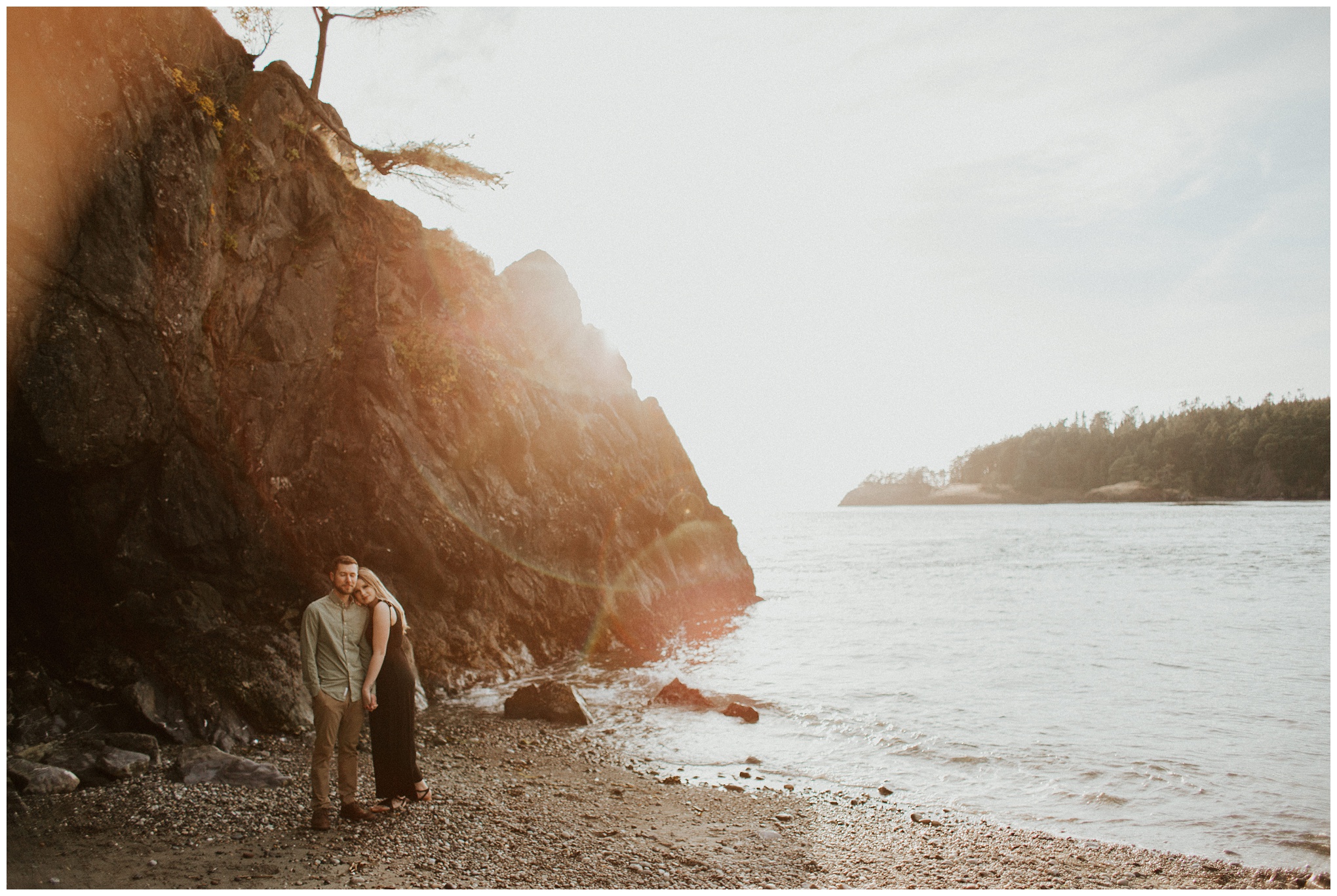 Deception Pass Engagement Session by Sarah Anne Photography
