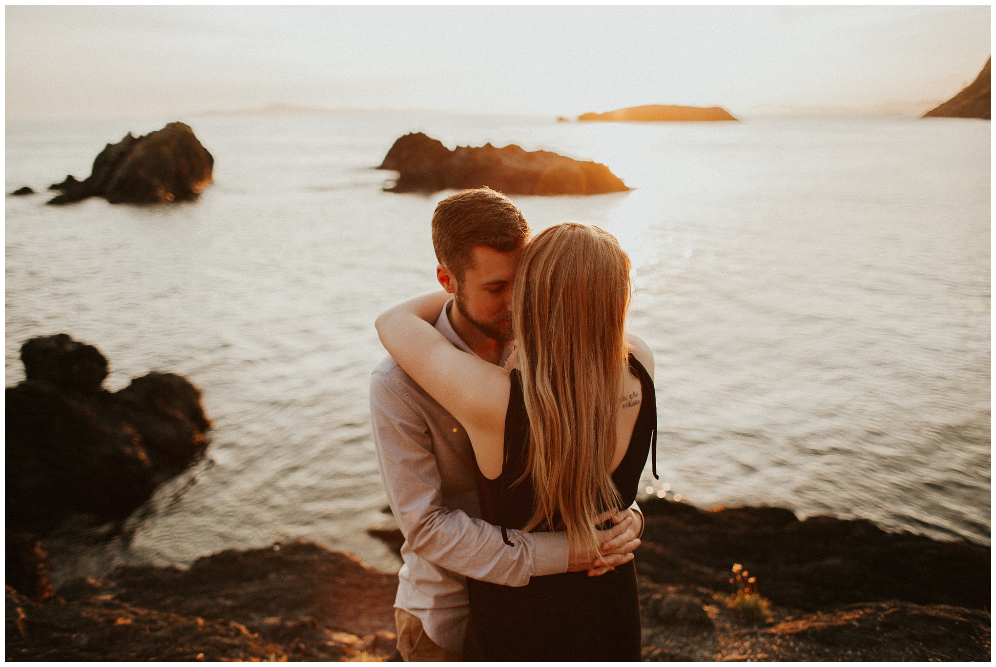 Deception Pass Engagement Session by Sarah Anne Photography