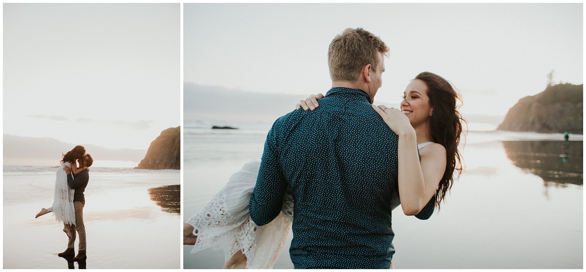 Ruby Beach Adventure Engagement Session by Sarah Anne Photography