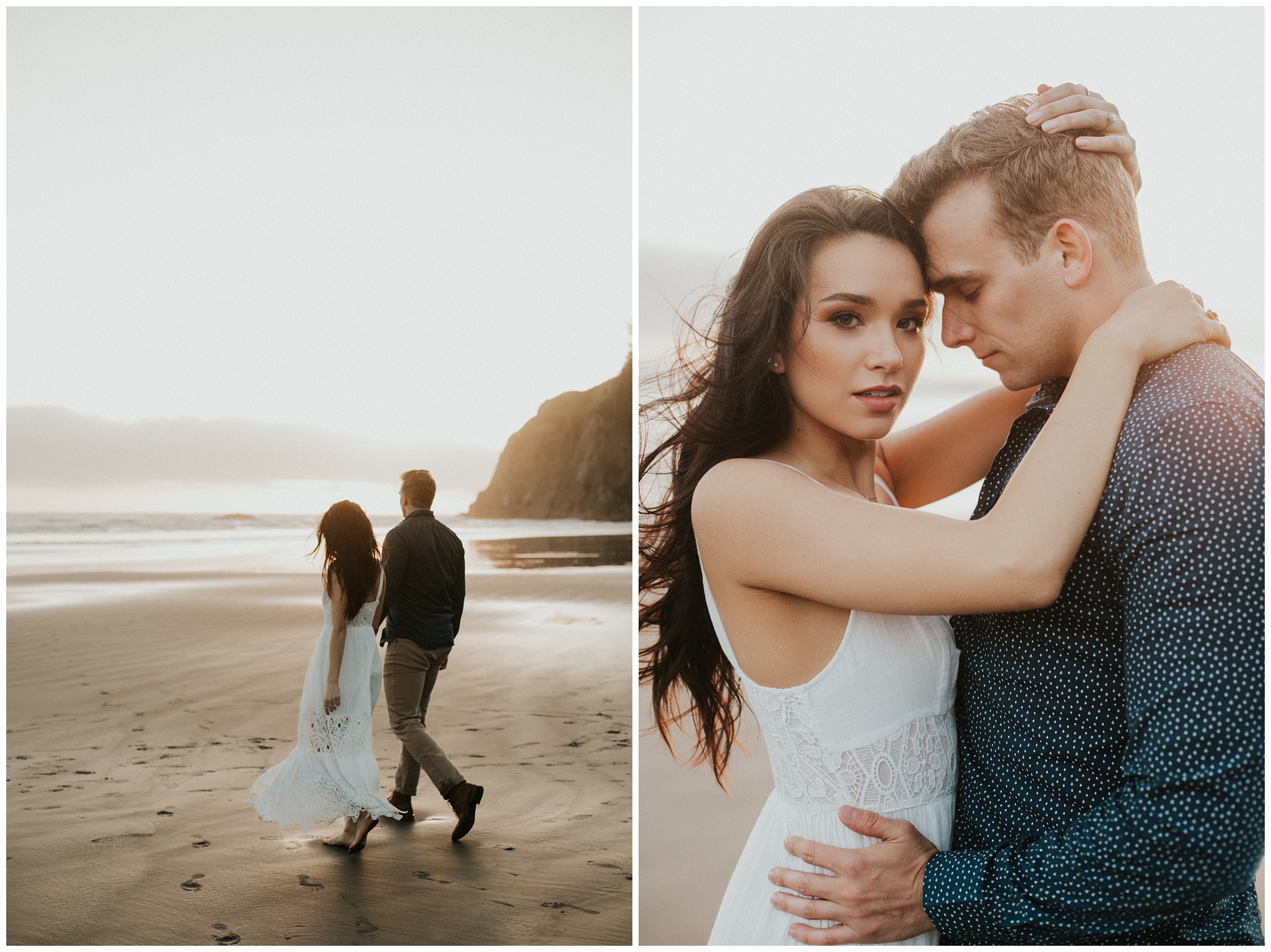 Ruby Beach engagement by Sarah Anne Photography