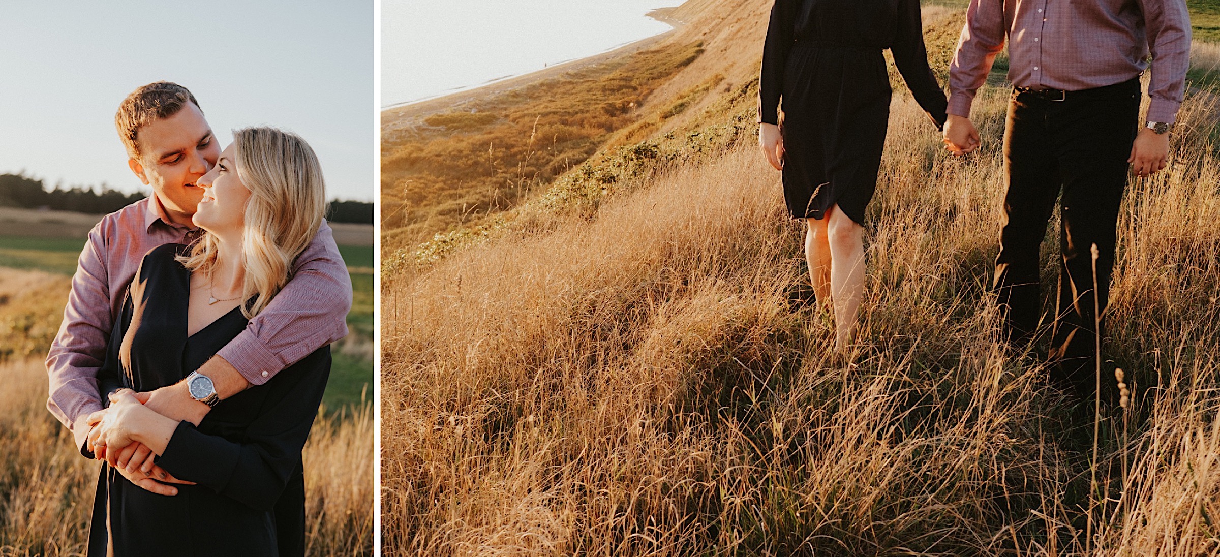 Engagement Session at Ebeys Landing Whidbey Island by Sarah Anne Photography