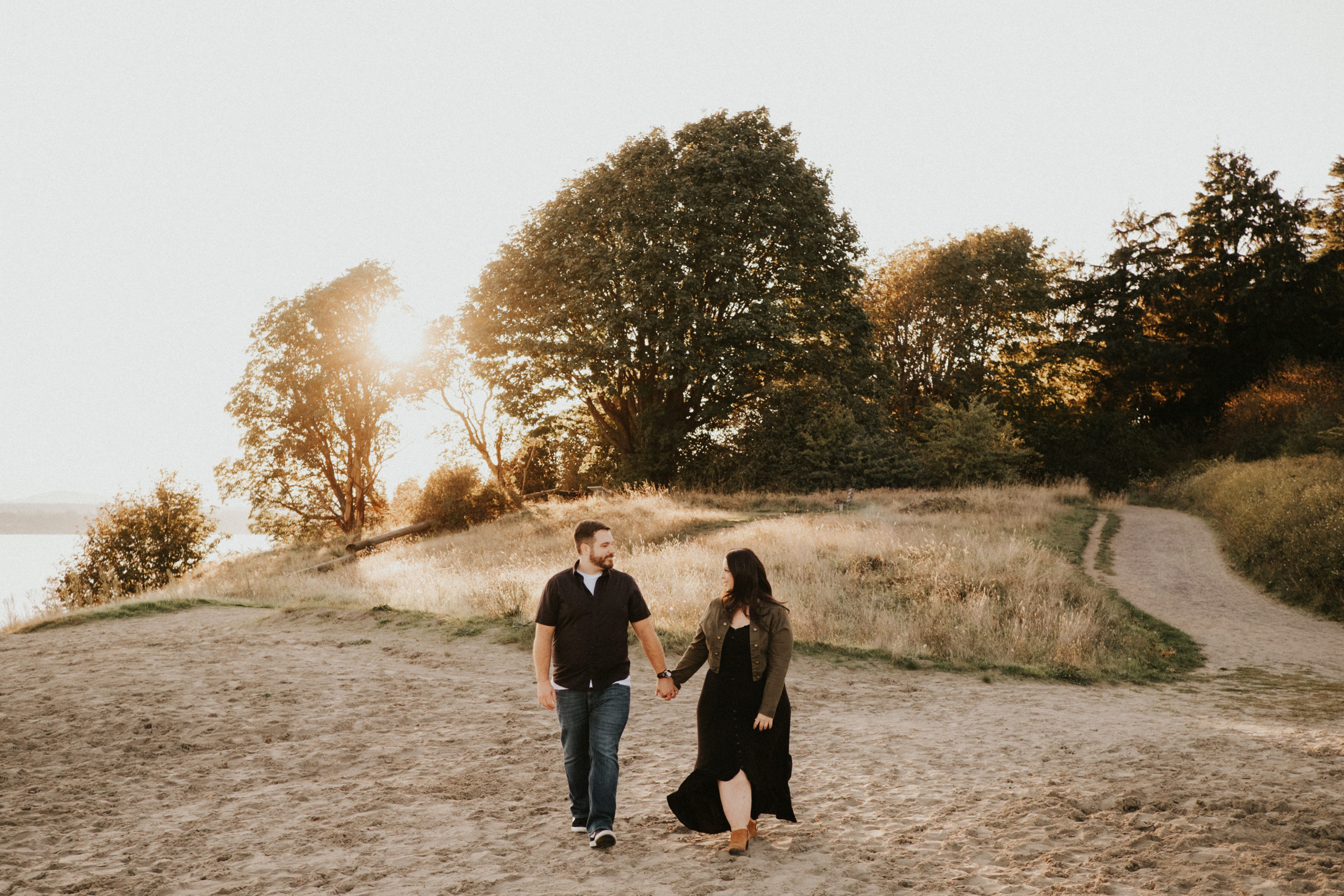 Discovery Park Engagement Session by Sarah Anne Photography