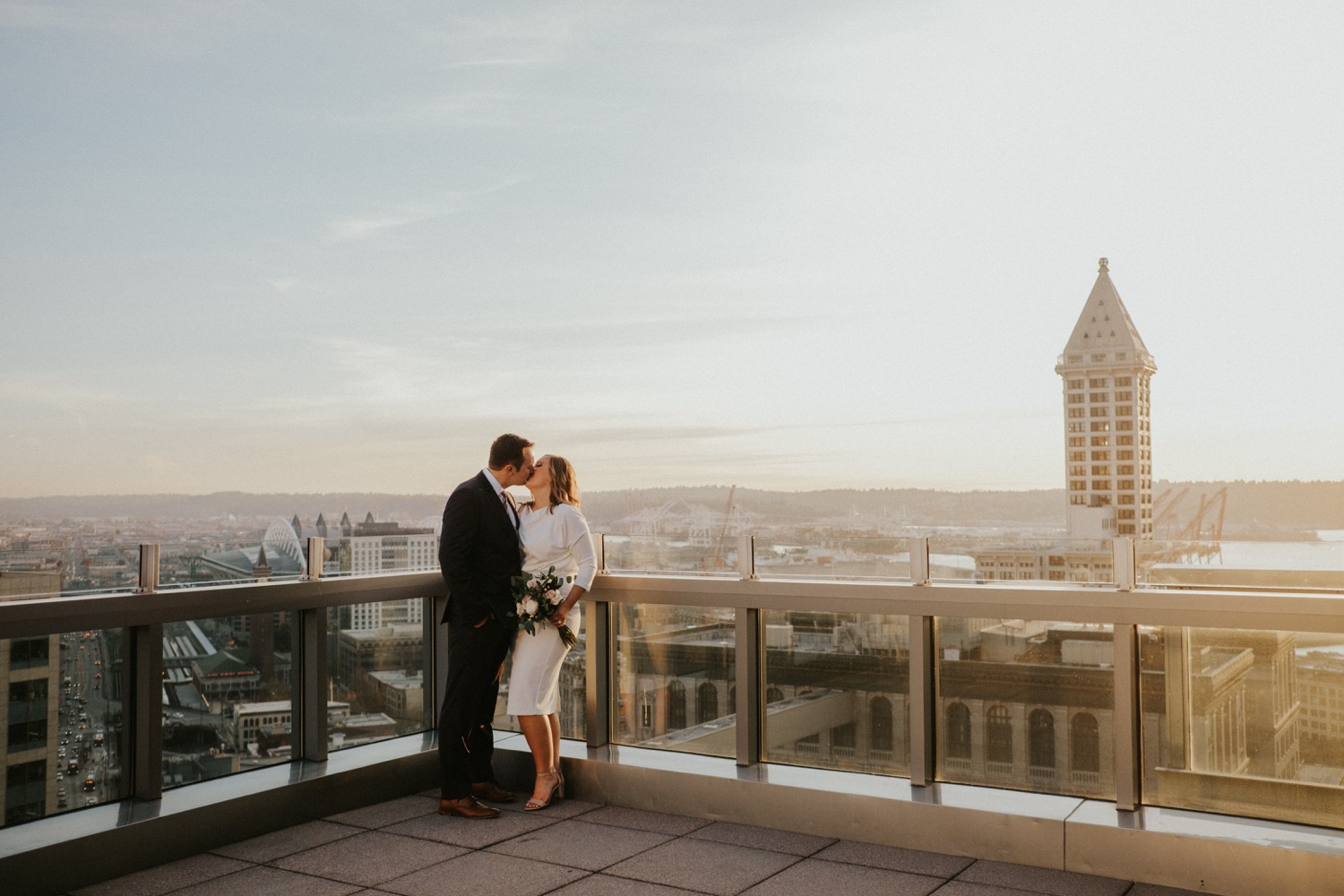 Seattle City Hall Wedding by Sarah Anne Photo